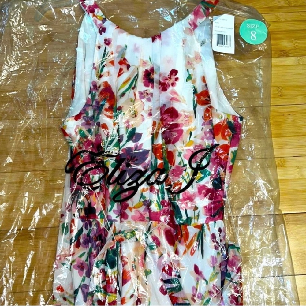 Eliza J maxi dress floral. Lined. Worn once. Mint like new 8 - Picture 4 of 4
